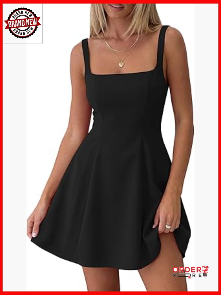 Sleeveless A Line Mini Dress Business Casual Cocktail
